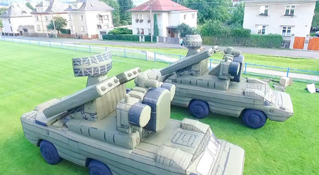 Russians Fooled After MLRS Revealed By Ukraine To Be Inflatable Dummy