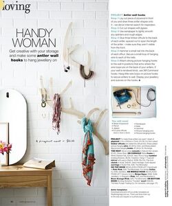 DIY Make a antler wall hook for your jewellery