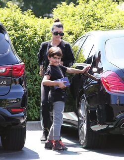 Kourtney Kardashian Is All Smiles After Treating The Kids To A Movie
