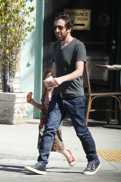 Simon Helberg Takes Daughter Adeline Helberg for Ice Cream