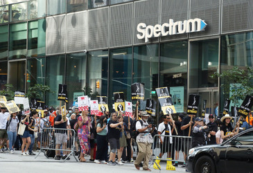 SAG AFTRA Strike At HBO Offices SAG AFTRA Strike At HBO Offices