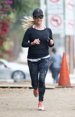 Reese Witherspoon is loving her morning workout routine