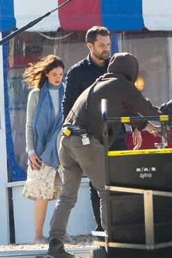 Joshua Jackson Ruth Wilson on the Set of The Affair Joshua Jackson Ruth Wilson on the Set of The Affair