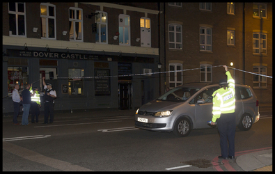 The scene following the London Bridge Terror attack