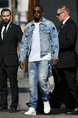 Sean Combs also known as P Diddy at Jimmy Kimmel Live