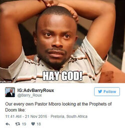 Prophet Uses Bug Spray To Heal People And Drive Out Demons