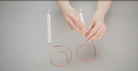 DIY Create a copper candleholder