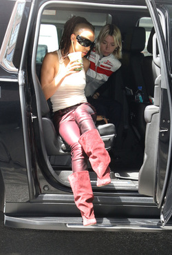 FKA twigs seen at New York City