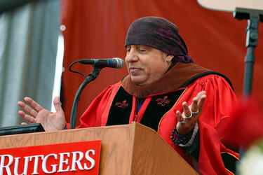 Steven Van Zandt receives Honorary Doctorate from Rutgers