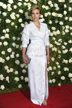 Scarlett Johanssonpromoting her latest film Rough Night in New York City.