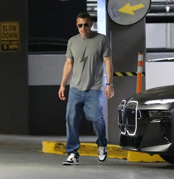 Ben Affleck looks relaxed on the day JLo filed for divorce