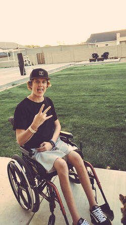 LUCKY TO BE ALIVE TEEN LEFT PARALYSED FROM A 135KPH MOTORCYLE ACCIDENT DEFIES THE ODDS TO WALK AND NOW PLANS DARING ACTIVITIES