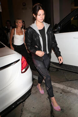 Lana Del Rey dines with friends at Craig s