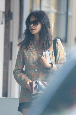 Jenna Coleman out in Notting Hill