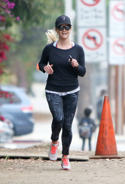 Reese Witherspoon is loving her morning workout routine
