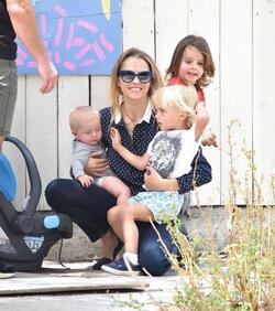 Teresa Palmer Spends Quality Time With Sons Bodhi And Forest In Los Angeles