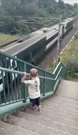 Five year old railway superfan gets dream day testing high speed Pendolinos after HOURS waving at tracks