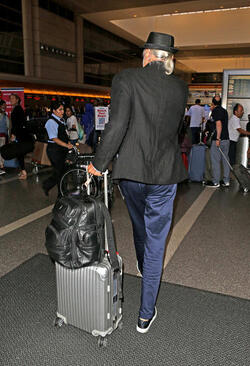 Mick Fleetwood Looking Spiffy At LAX