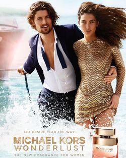LILY ALDRIDGE IN MICHAEL KORS WONDERLUST FRAGRANCE CAMPAIGN LILY ALDRIDGE IN MICHAEL KORS WONDERLUST FRAGRANCE CAMPAIGN