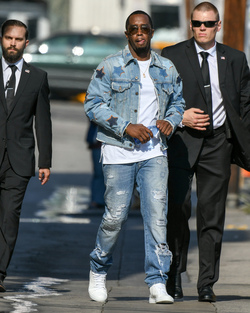 Sean Combs also known as P Diddy at Jimmy Kimmel Live