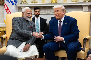 Trump Meets Prime Minister Narendra Modi of India in the Oval Office