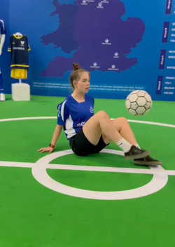 Freestyling footballer hopes to follow in the footsteps of England s lionesses Freestyling footballer hopes to follow in the footsteps of England s lionesses