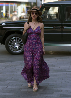 Myleene Klass At Global Radio Myleene Klass At Global Radio