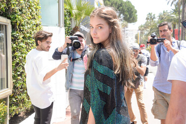 Barbara Palvin is seen on La Croisette ahead of 70th Cannes Film Festival in Cannes