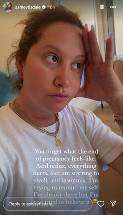 Celebs get real about pregnancy on socials