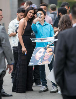 Priyanka Chopra is seen at Jimmy Kimmel Live Priyanka Chopra is seen at Jimmy Kimmel Live