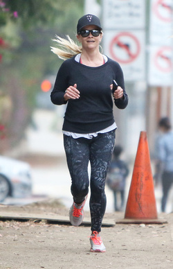Reese Witherspoon is loving her morning workout routine