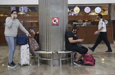 Mexico City Airport During The Coronavirus Pandemic