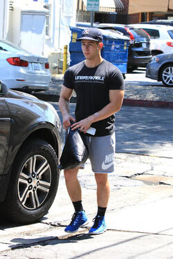 A Buff Looking Nick Jonas Heads to Lunch A Buff Looking Nick Jonas Heads to Lunch