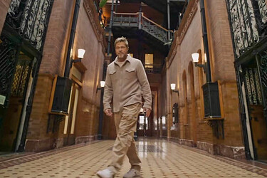 Brad Pitt in the Super Bowl 2025 video