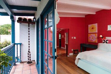 Amber Valletta Inside her romantic Spanish home in Santa Monica