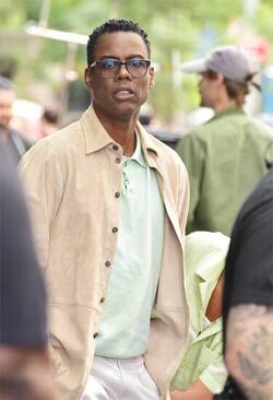 Chris Rock and Adam Sandler on set of The Week Of Chris Rock and Adam Sandler on set of The Week Of