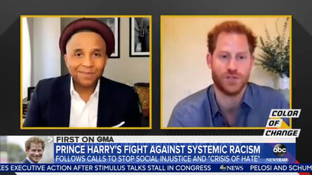 Prince Harry speaks out on social change and addressing systemic racism on US TV show Good Morning America 