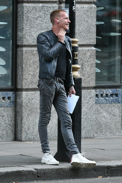Laurence Fox seen out and about in Mayfair