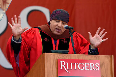 Steven Van Zandt receives Honorary Doctorate from Rutgers