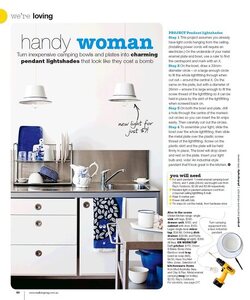 Handy Woman charming pendant lightshades