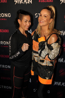 Ai Lee Syarief and Claudia Leitte Ai Lee Syarief and Claudia Leitte