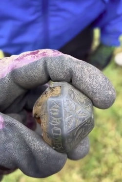Stunned schoolboy finds part of 13th century sword with metal detector