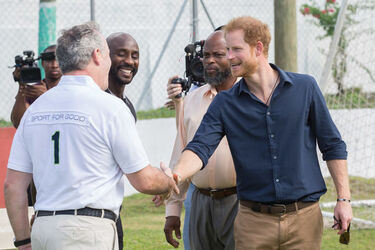 Youth in Action Welcome for Prince Harry
