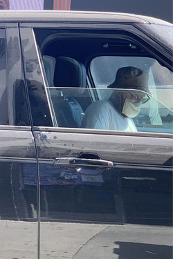 Seth Rogen After Picking up at Sweet Flower Cannabis Dispensary
