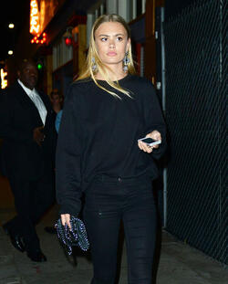 Scott Disick s new model girlfriend Ella Ross is sexy in black as she parties with friends at Avenue in Los Angeles. Scott Disick s new model girlfriend Ella Ross is sexy in black as she parties with friends at Avenue in Los Angeles.