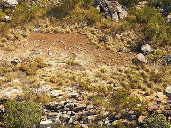MYSTERY SOS SAIGN SPOTTED IN AUSTRALIAN OUTBACK