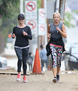 Reese Witherspoon is loving her morning workout routine