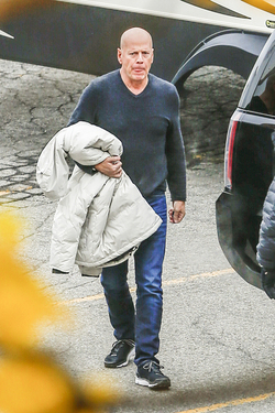 EXCLUSIVE Bruce Willis on the Set of Death Wish Montreal