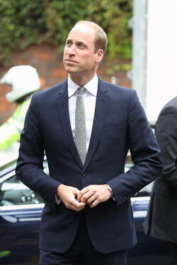 The Duke of Cambridge and Prince Harry arriving at the new Support4Grenfell Community Hub in West London The Duke of Cambridge and Prince Harry arriving at the new Support4Grenfell Community Hub in West London