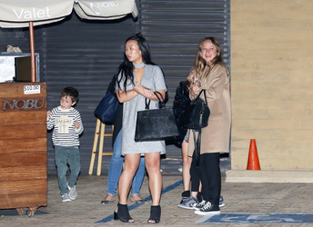 Jennifer Meyer is all smiles as she enjoys Mother s Day with friends and loved ones at Nobu in Malibu.